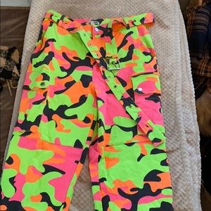 Funky camo Fashion nova pants